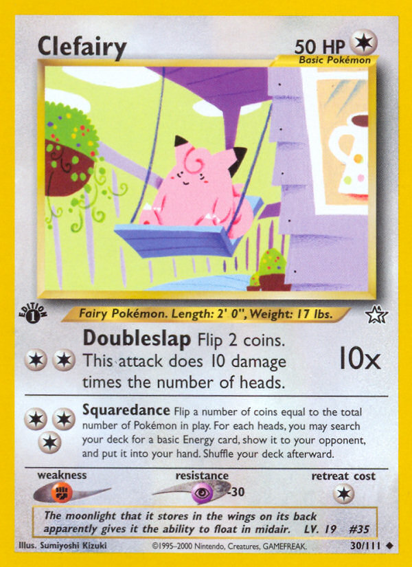 Clefairy (30/111) [Neo Génesis 1.ª edición] 