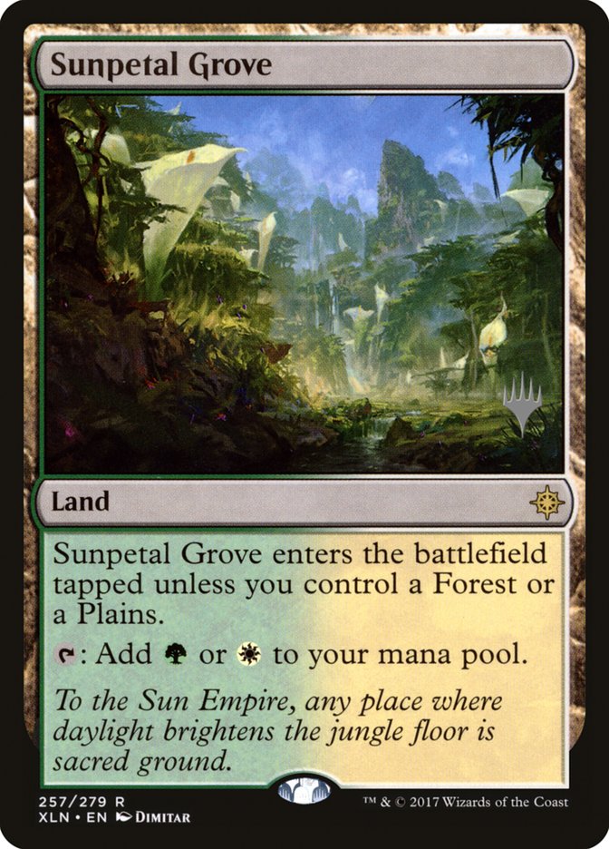 Arboleda de pétalos de sol (paquete promocional) [Ixalan Promos] 