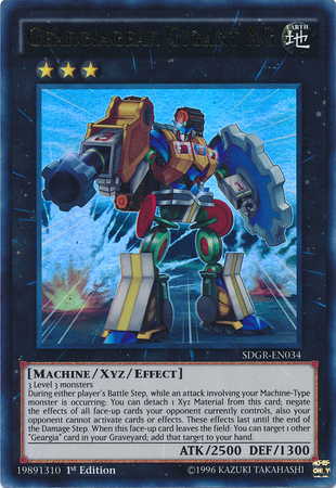 Geargiagear Gigant XG [SDGR-EN034] Ultra raro 