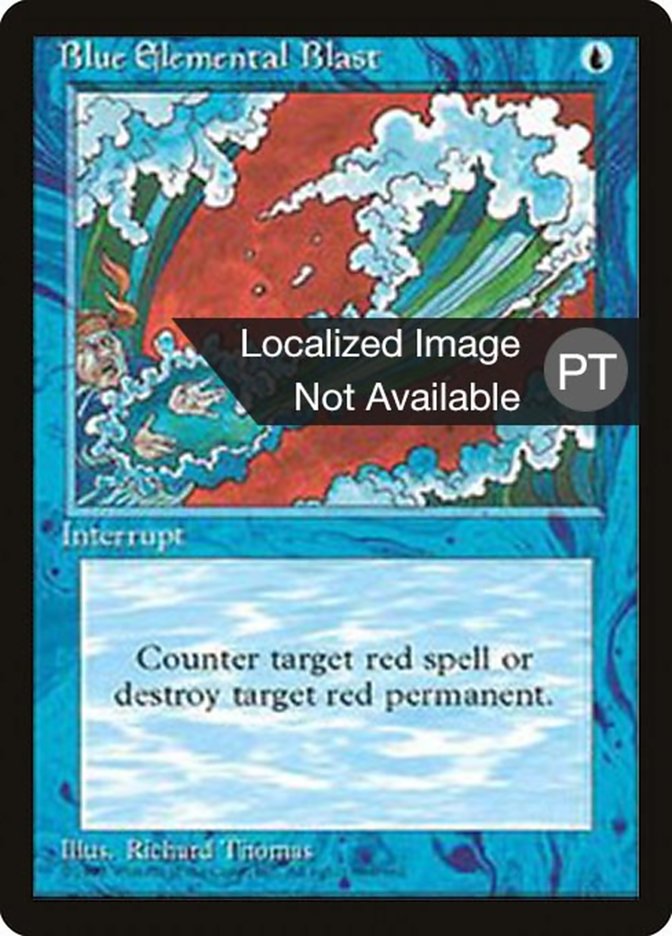 Blue Elemental Blast [Cuarta edición (borde negro extranjero)] 