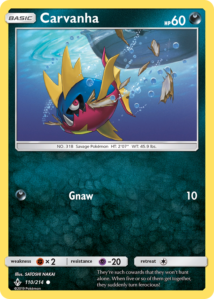 Carvanha (110/214) [Sol y Luna: Vínculos inquebrantables] 