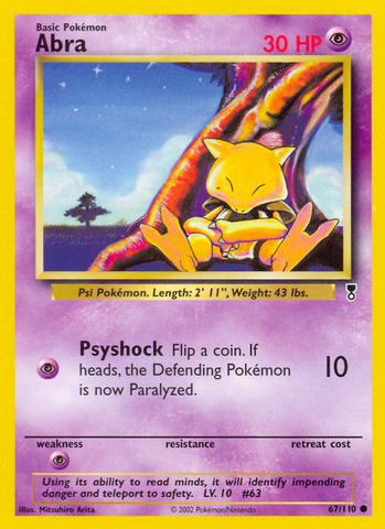 Abra (67/110) [Colección legendaria] 