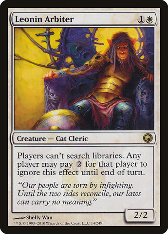 Árbitro Leonin [Cicatrices de Mirrodin] 