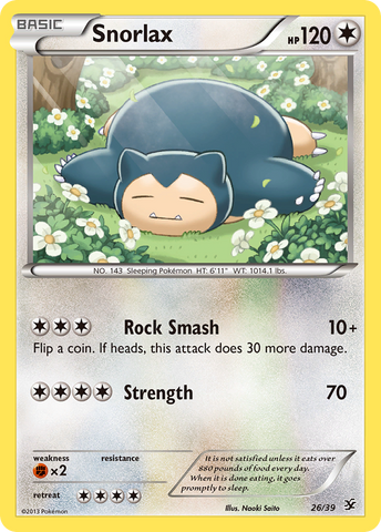 Snorlax (26/39) [XY: Conjunto inicial de Kalos] 