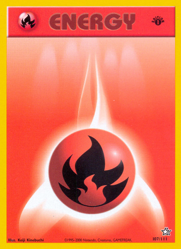 Energía de fuego (107/111) [Neo Genesis 1.ª edición] 