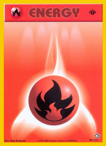 Energía de fuego (107/111) [Neo Genesis 1.ª edición] 