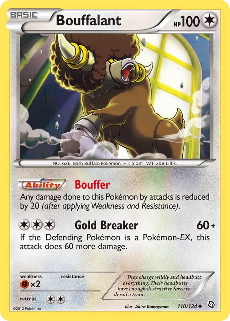 Bouffalant (110/124) [Blanco y negro: Dragones exaltados] 