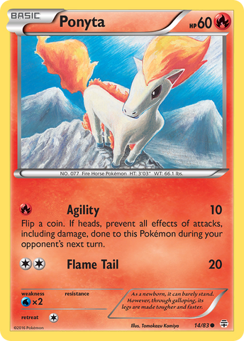 Ponyta (14/83) [XY: Generaciones] 