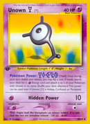 Unown [Y] (40/64) [Neo Revelation 1.ª edición] 