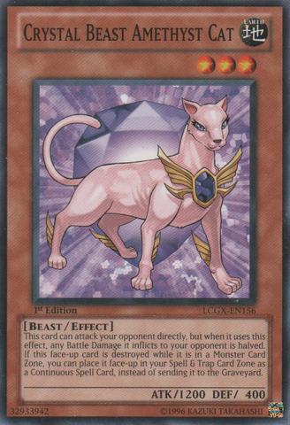 Gato Amatista Bestia de Cristal [LCGX-EN156] Común 