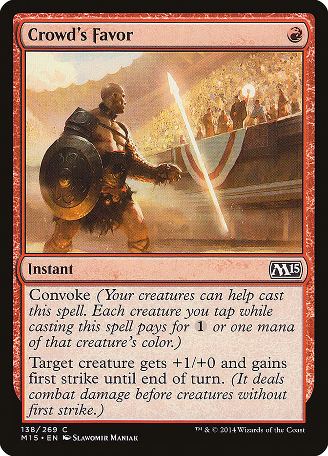 El favor de la multitud [Magic 2015] 