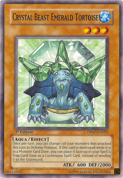 Tortuga Esmeralda Bestia de Cristal [DP07-EN003] Común 