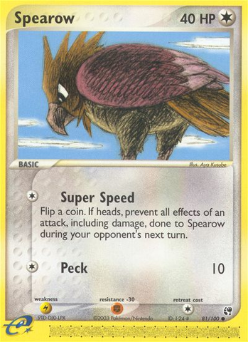 Spearow (81/100) [EX: Tormenta de arena] 