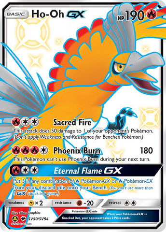 Ho-Oh GX (SV50/SV94) [Sol y Luna: Destinos Ocultos - Bóveda Brillante] 