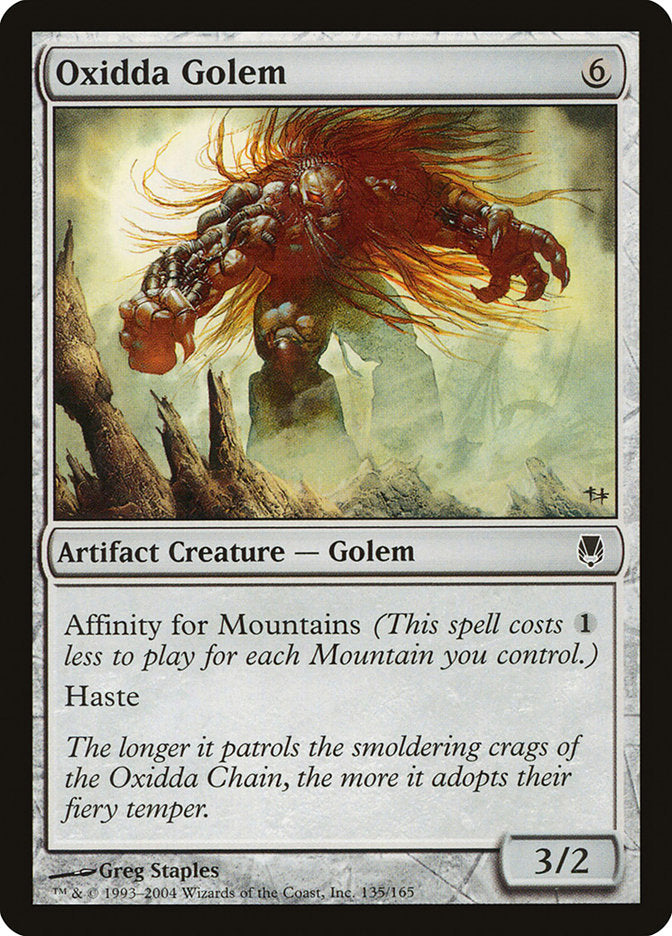 Oxidda Golem [Acero oscuro] 