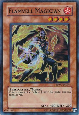 Mago Flamvell [HA01-EN008] Súper Raro 