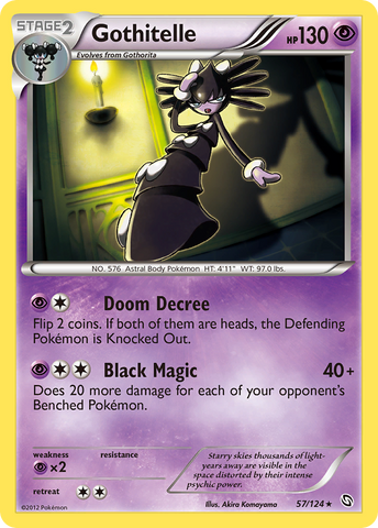 Gothitelle (57/124) [Blanco y negro: Dragones exaltados] 