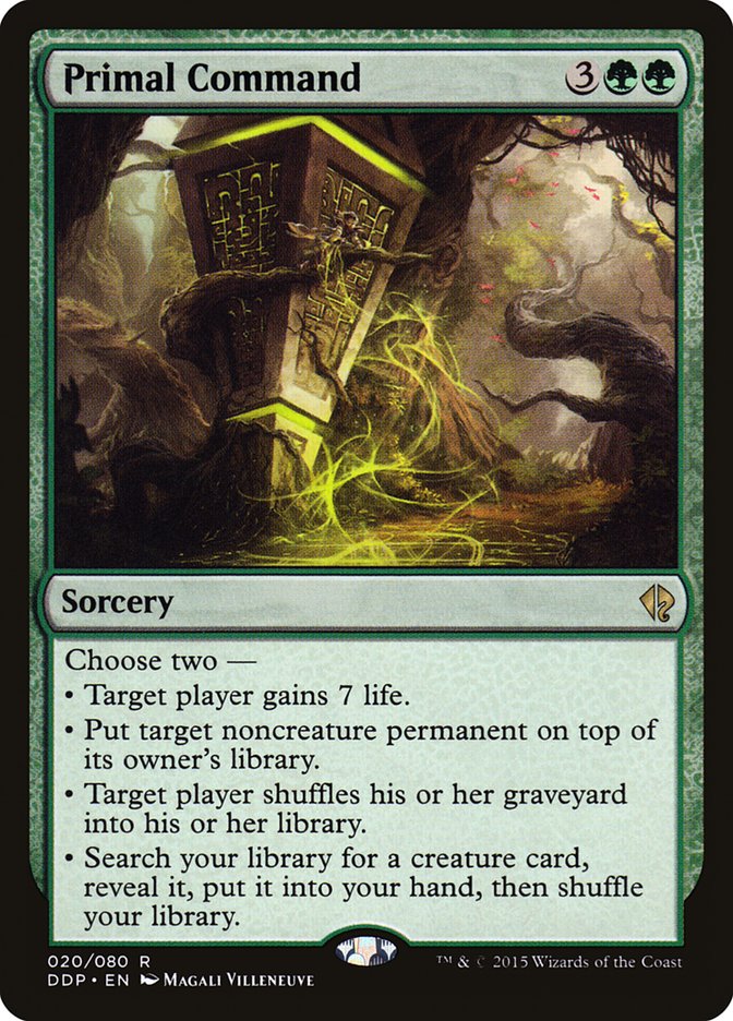 Comando primigenio [Mazos de duelo: Zendikar contra Eldrazi] 