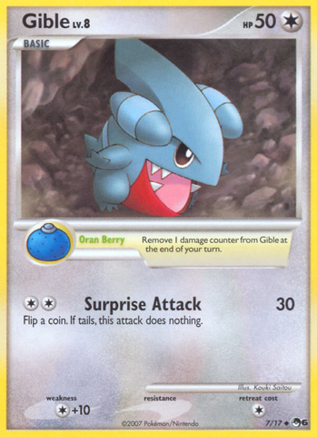 Gible (17/7) [Serie POP 6] 