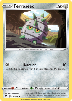 Ferroseed (123/185) [Espada y escudo: voltaje vivo] 
