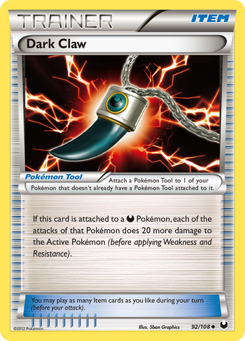 Dark Claw (92/108) [Blanco y negro: Exploradores oscuros] 
