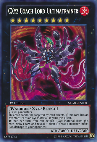 Entrenador CXyz Lord Ultimatrainer [NUMH-EN038] Secreto Raro 
