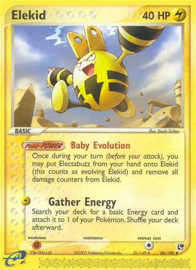 Elekid (36/100) [EX: Tormenta de arena] 