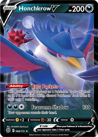 Honchkrow V (088/172) [Espada y escudo: Estrellas brillantes] 