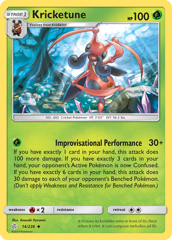 Kricketune (14/236) [Sol y Luna: Eclipse cósmico] 