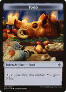 Guerrero humano // Comida (18) Ficha de doble cara [Fichas del Trono de Eldraine] 