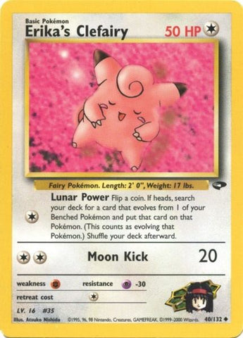 Clefairy de Erika (40/132) [Gym Challenge Unlimited] 