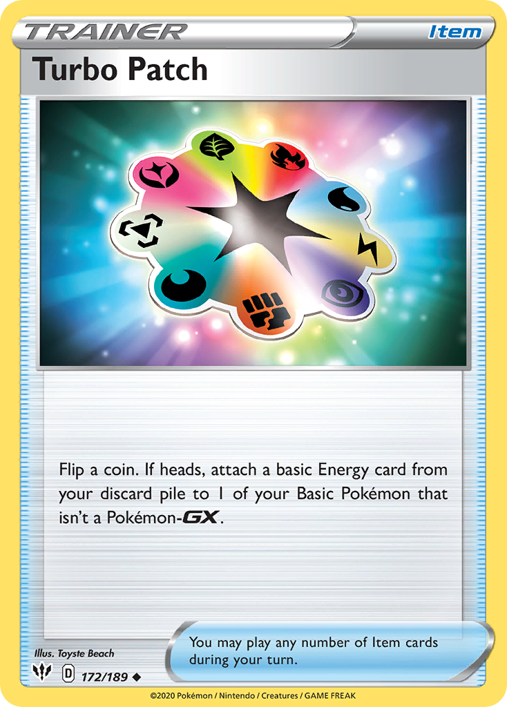 Parche Turbo (172/189) [Espada y escudo: Oscuridad en llamas] 
