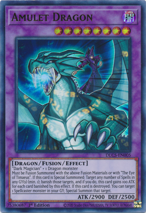 Dragón Amuleto [DLCS-EN005] Ultra Raro 