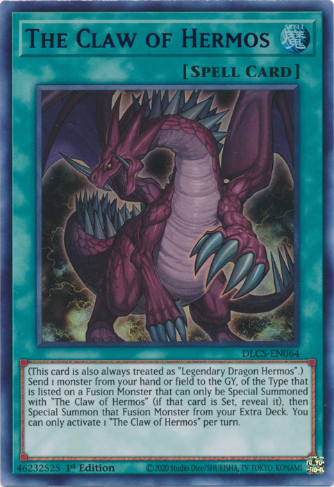 La Garra de Hermos (Azul) [DLCS-EN064] Ultra Raro 