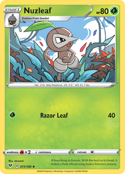 Nuzleaf (011/185) [Espada y escudo: voltaje vivo] 
