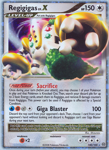 Regigigas LV.X (100/100) [Diamante y Perla: Stormfront] 