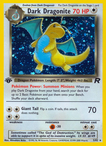 Dragonita Oscura (5/82) [Team Rocket 1.ª edición] 