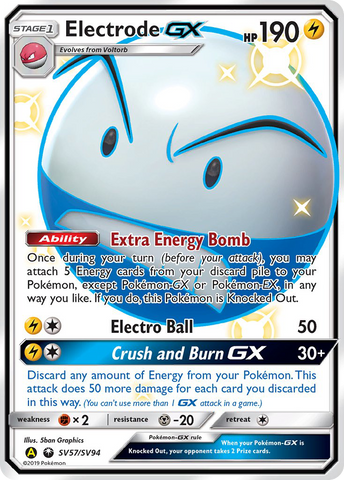 Electrodo GX (SV57/SV94) [Sol y Luna: Destinos Ocultos - Bóveda Brillante] 