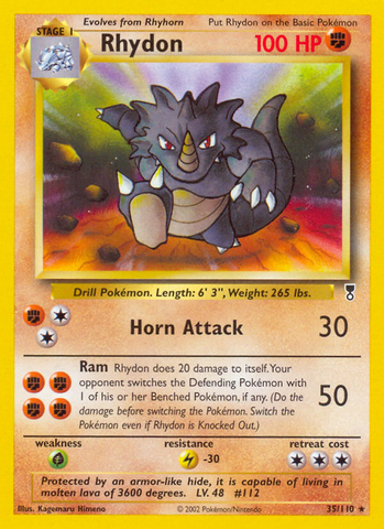 Rhydon (35/110) [Colección legendaria] 