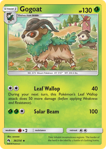 Gogoat (36/214) [Sol y Luna: Trueno perdido] 