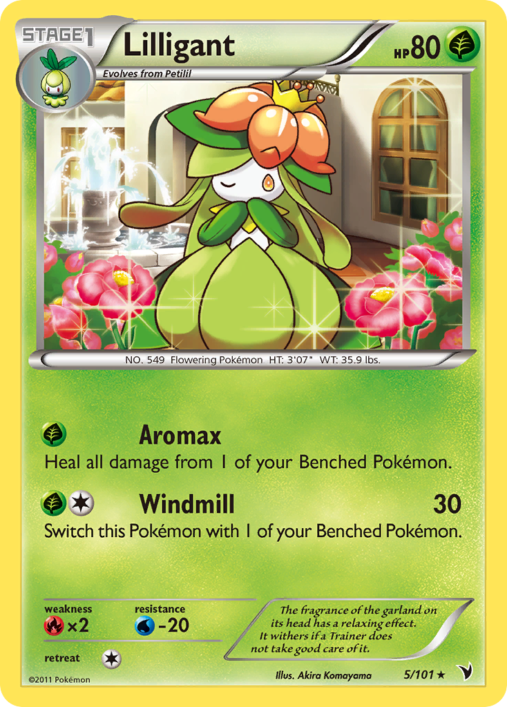 Lilligant (5/101) [Blanco y negro: Victorias nobles] 