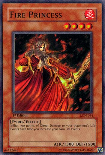 Princesa de Fuego [LON-034] Súper Raro 