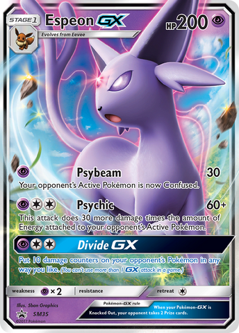 Espeon GX (SM35) [Sol y Luna: Promociones Black Star] 
