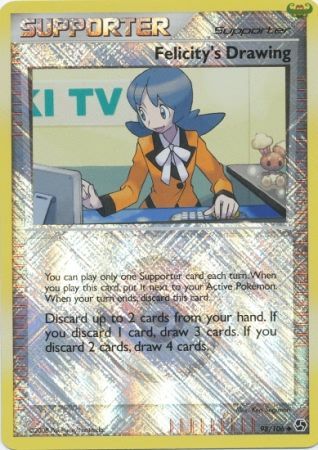 Felicity's Drawing (98/106) (Promoción de liga) [Diamond &amp; Pearl: Grandes encuentros] 