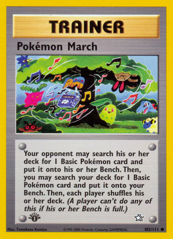 Pokémon Marzo (102/111) [Neo Genesis 1.a edición] 