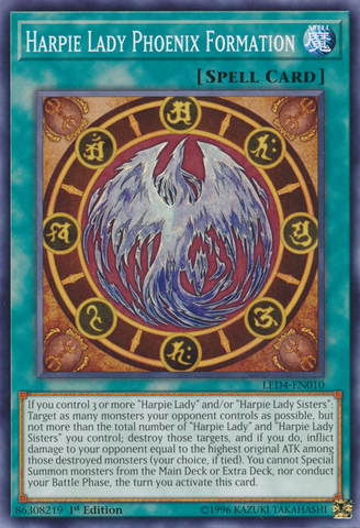 Formación Harpie Lady Phoenix [LED4-EN010] Común 