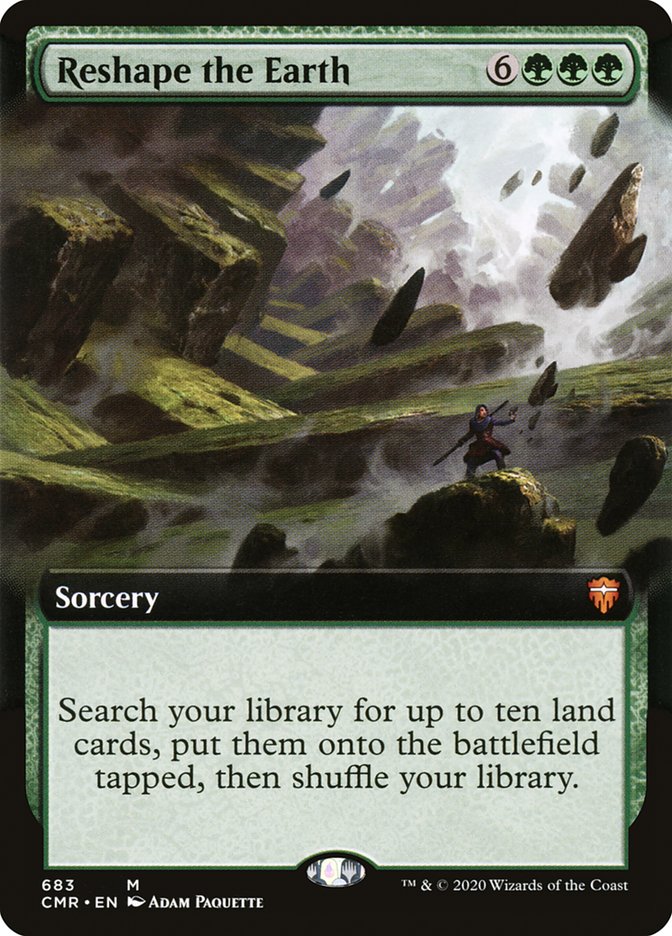 Reformar la Tierra (Arte extendido) [Commander Legends] 