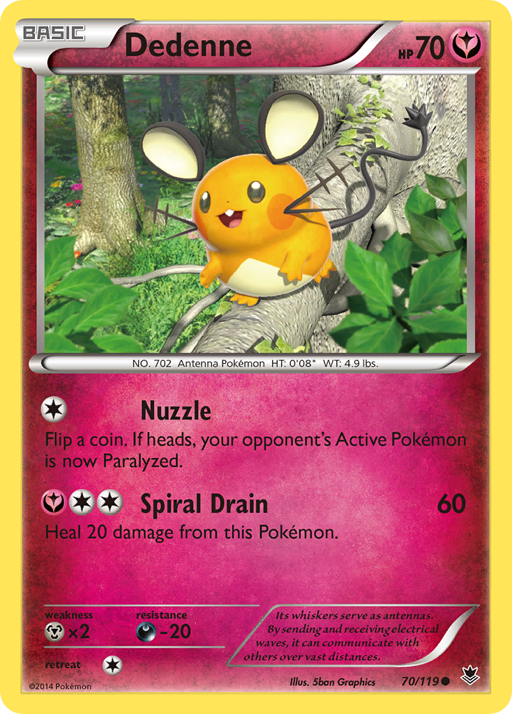 Dedenne (70/119) [XY: Fuerzas fantasma] 