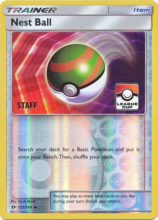 Nest Ball (123/149) (Personal de promoción de la liga) [Sol y luna: conjunto básico] 