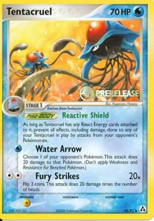 Tentacruel (45/92) (Promoción de presentación) [Nintendo: Black Star Promos] 